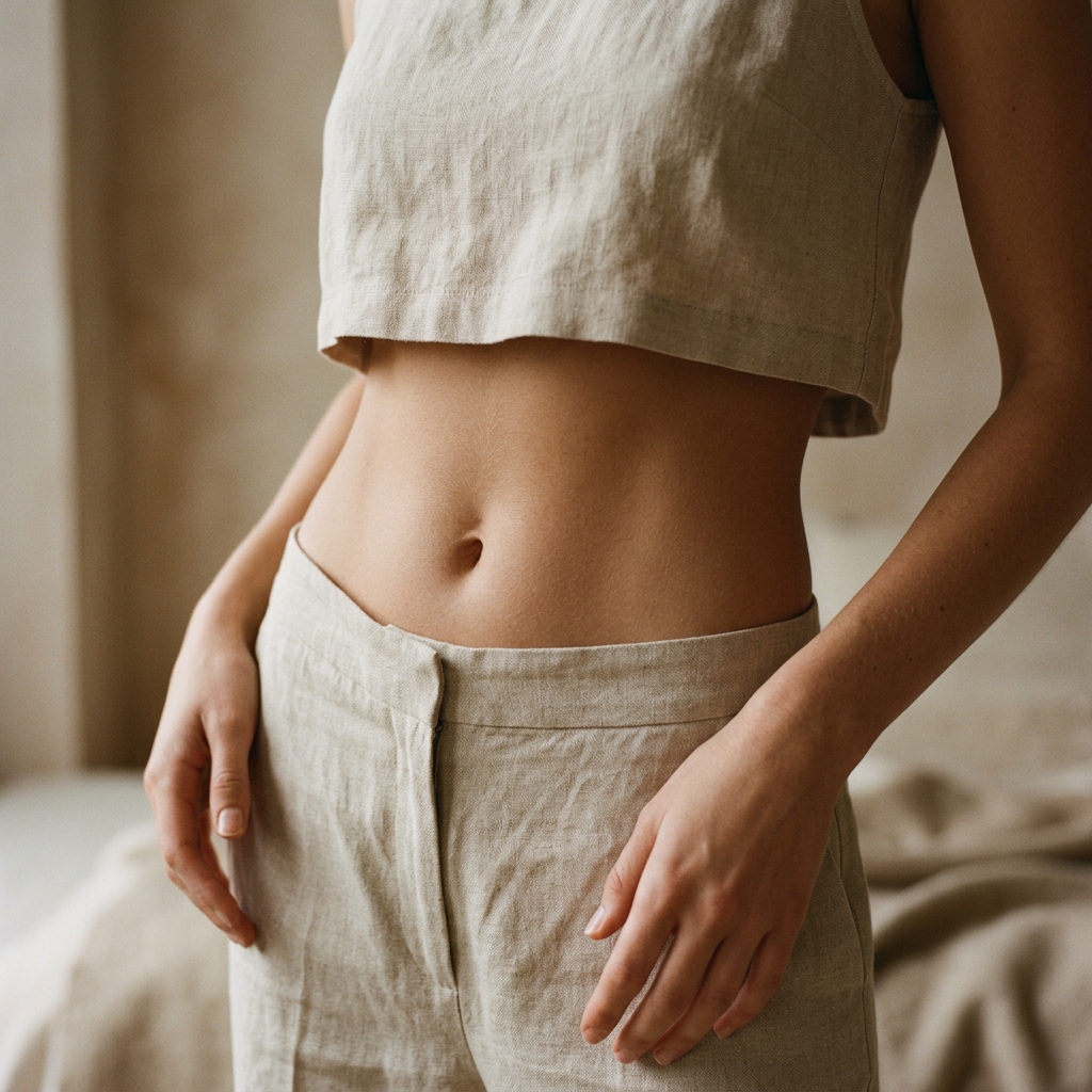 How to improve skin elasticity around the belly