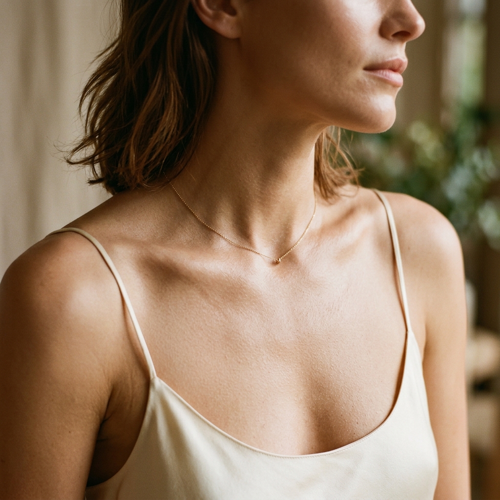 Why does chest skin wrinkle while sleeping?