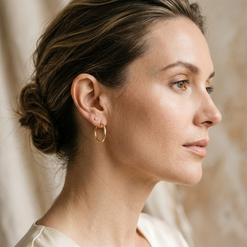 Why do earlobes wrinkle with age?