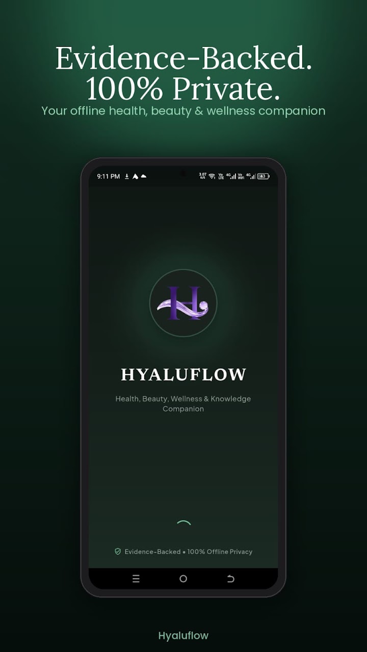 Hyaluflow App Mobile Interface