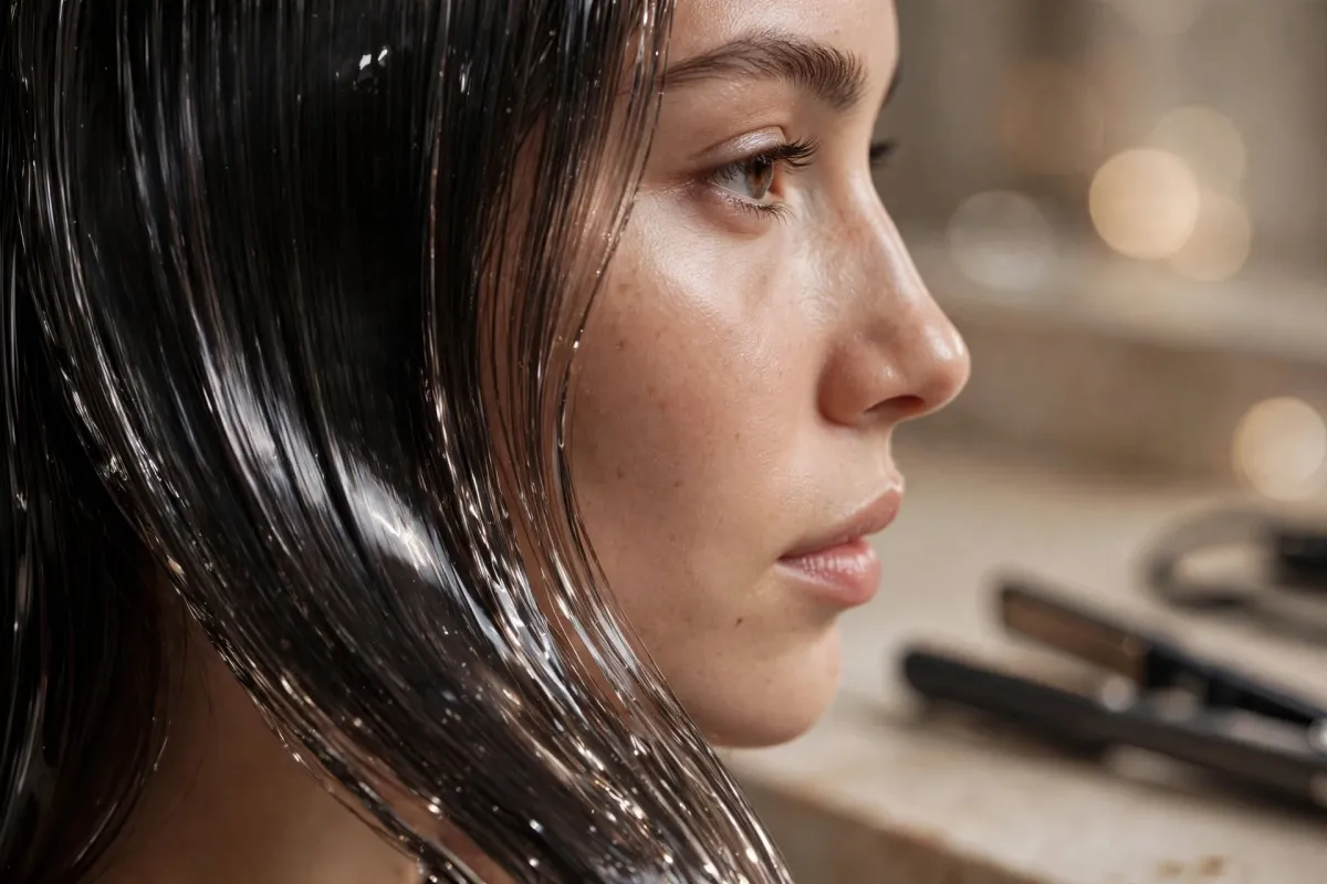 Glass Hair: Healthy Shine or Heat Damage?