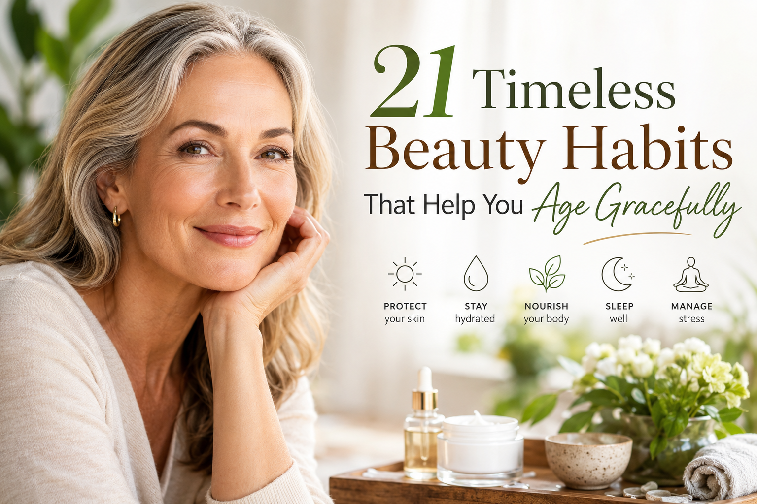 21 Timeless Beauty Habits That Help You Age Gracefully