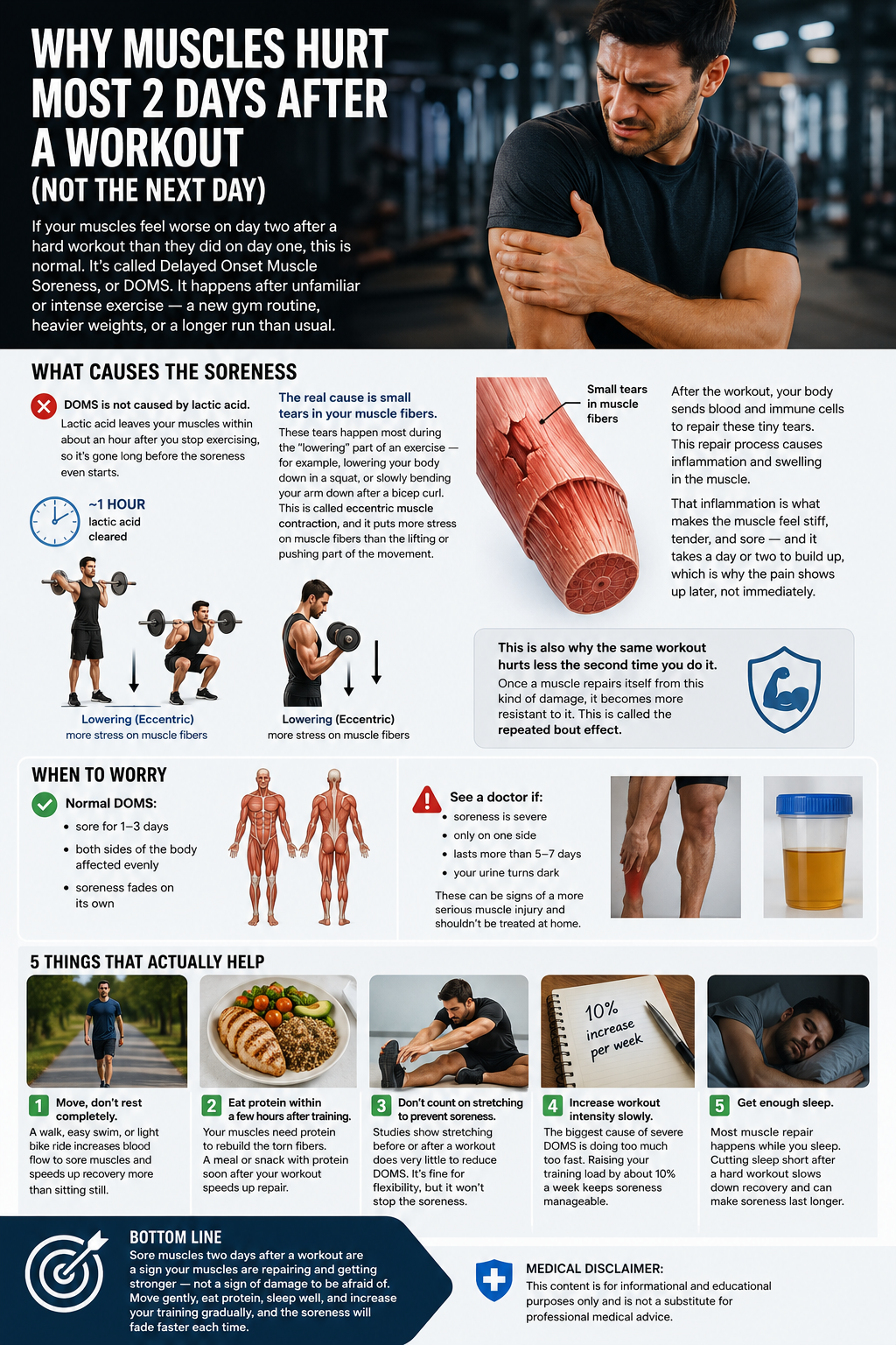 Why Muscles Hurt Most 2 Days After a Workout (Not the Next Day)