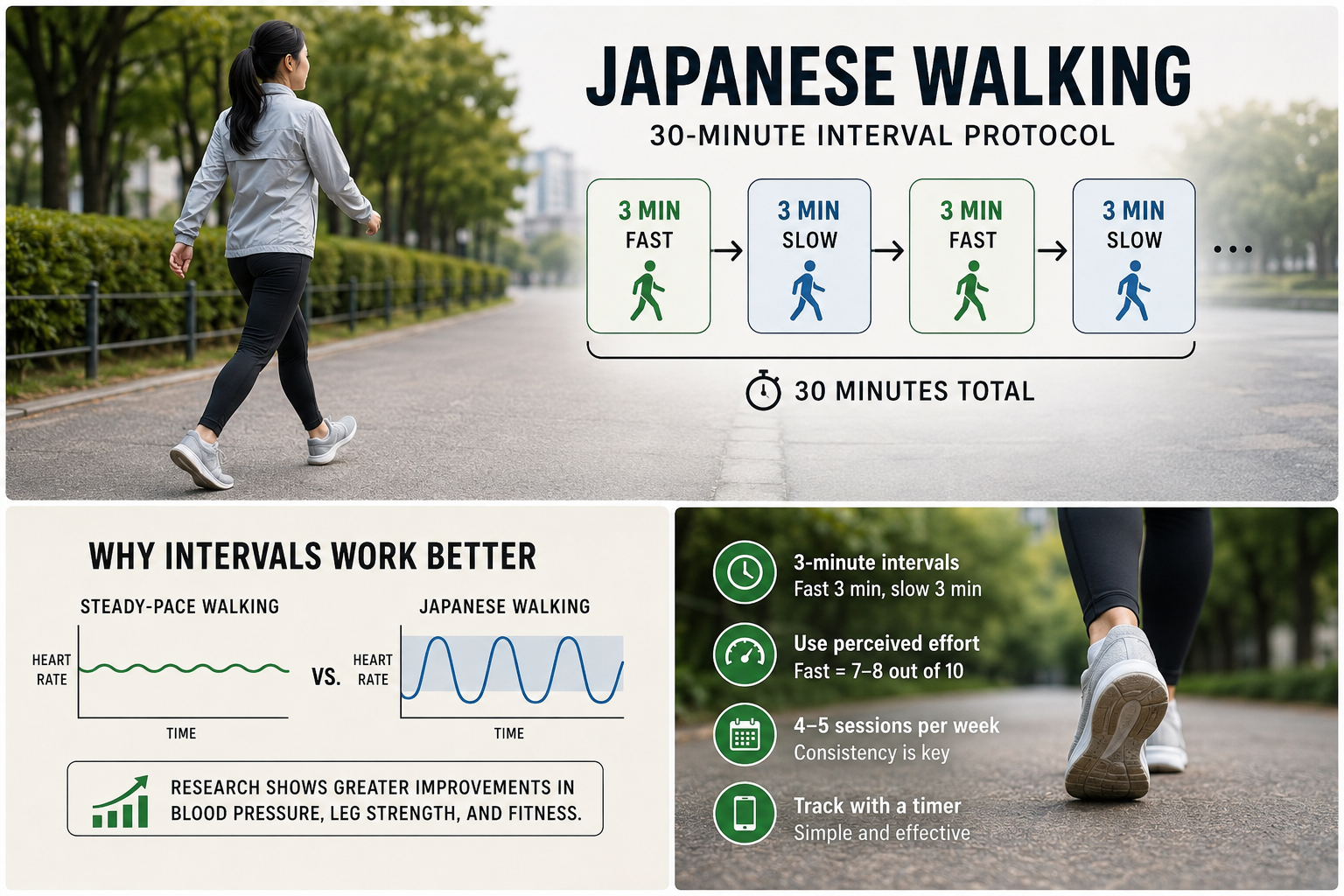 What Is Japanese Walking? The Interval Method Behind a 3,000% Search Surge