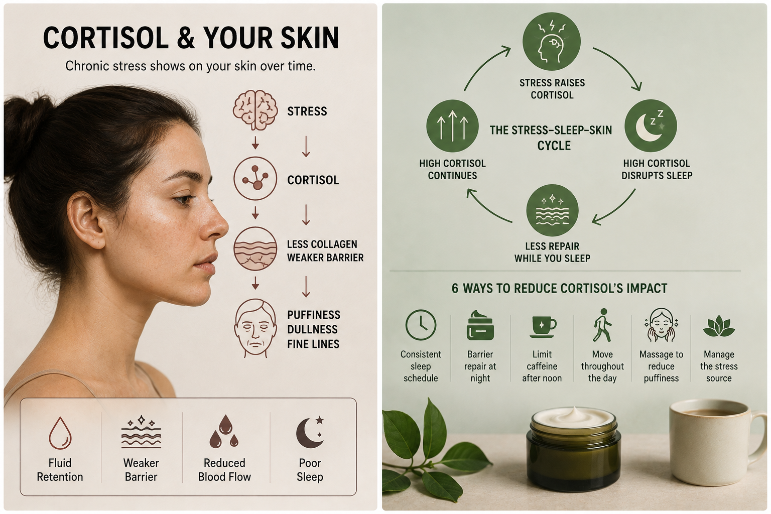 Is "Cortisol Face" Real? What Chronic Stress Actually Does to Your Skin