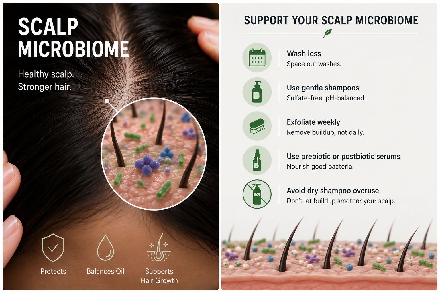 Your Scalp Has Its Own Microbiome — And It's the Missing Link in Hair Growth