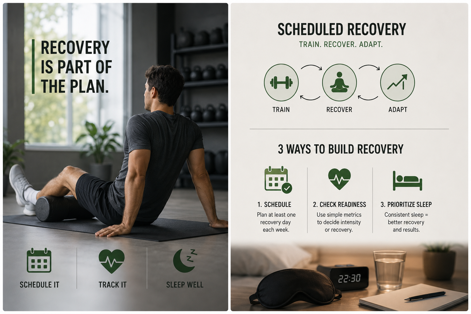 Why Trainers Want You to Schedule Recovery Like a Workout
