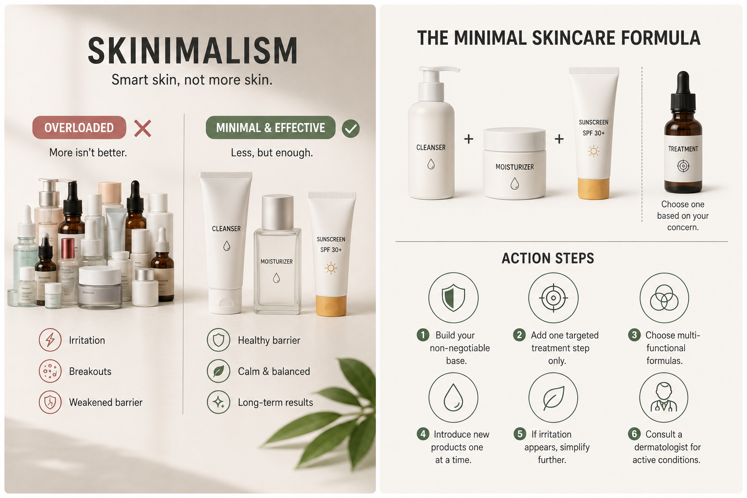Minimalist Skincare: How Few Products Can Your Skin Actually Handle?