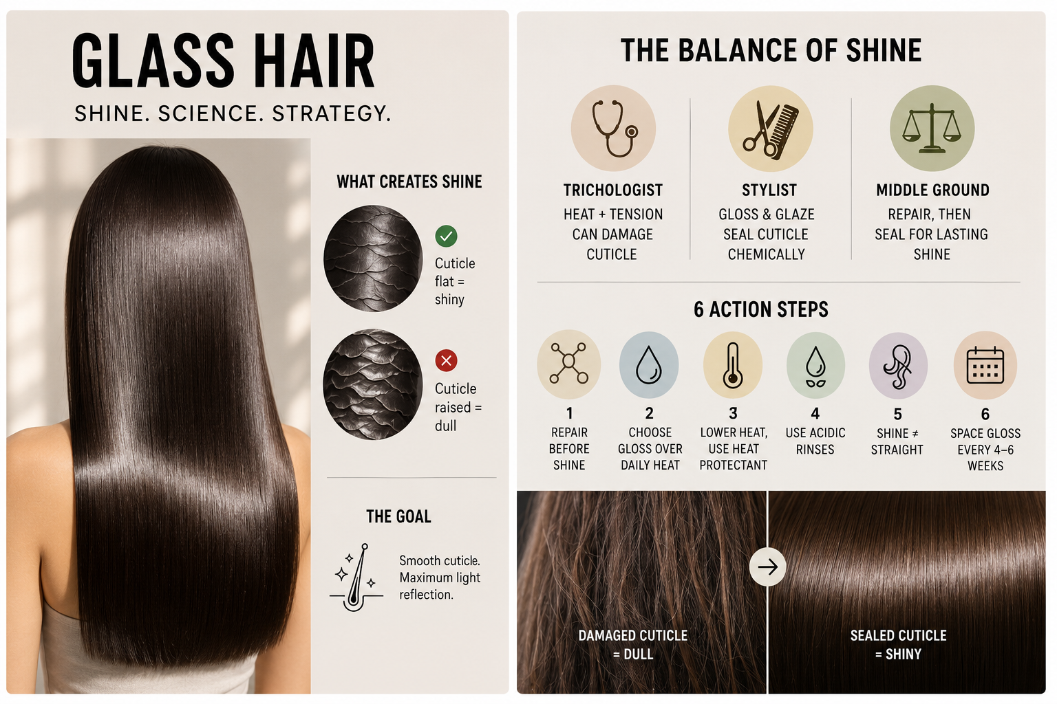 Glass Hair Is Trending — But Is It Just Straightened Hair With Extra Steps?
