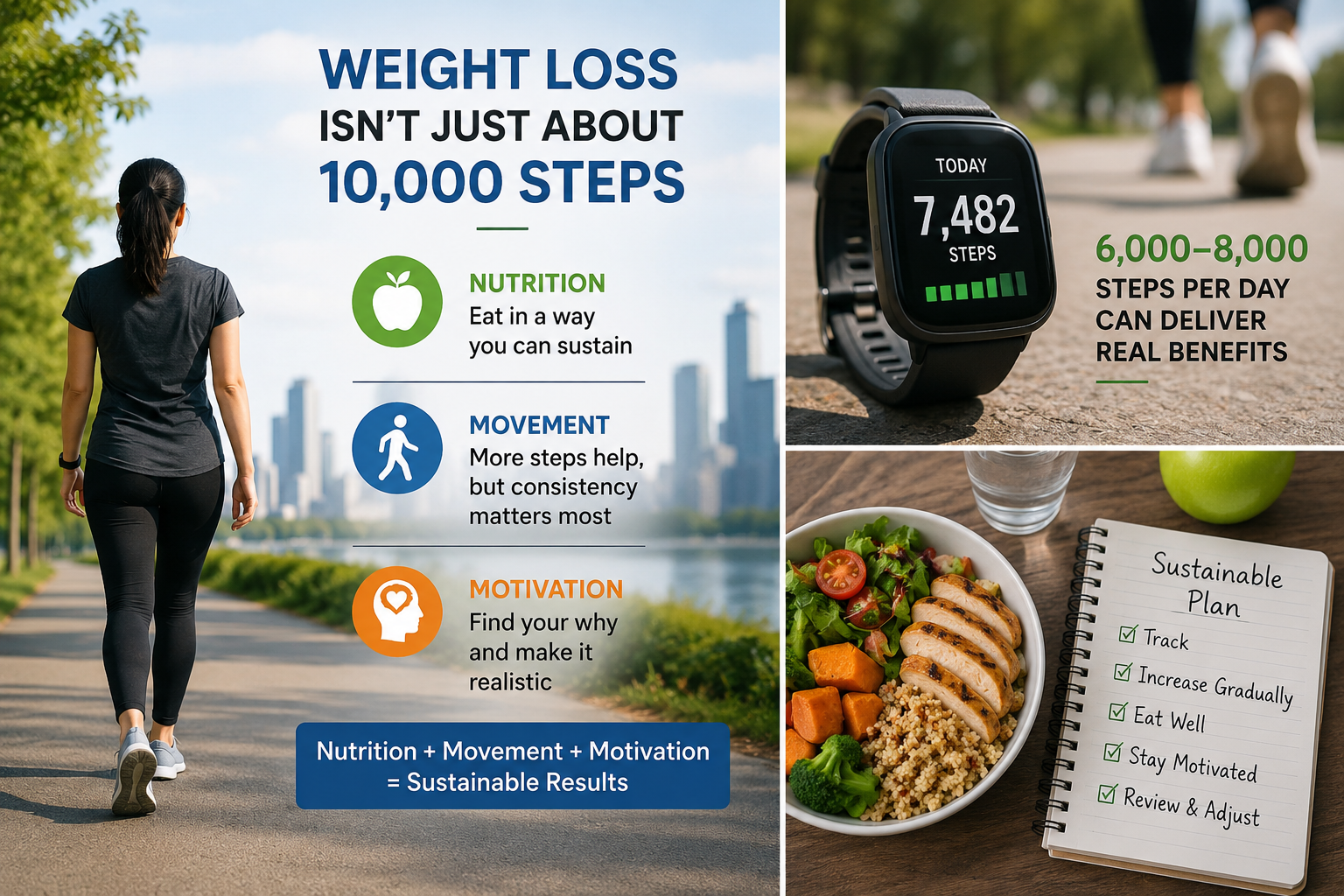 Why “Just Walk More” Weight Advice Doesn’t Work (And What Actually Does)