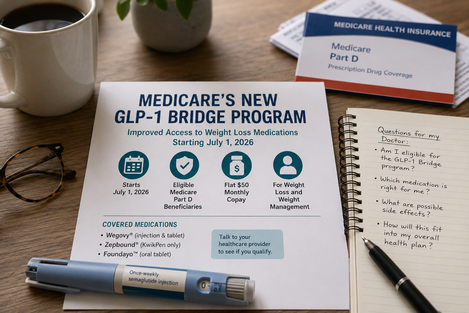 Medicare’s New $50 GLP-1 Weight Loss Program: Who Qualifies and How It Works