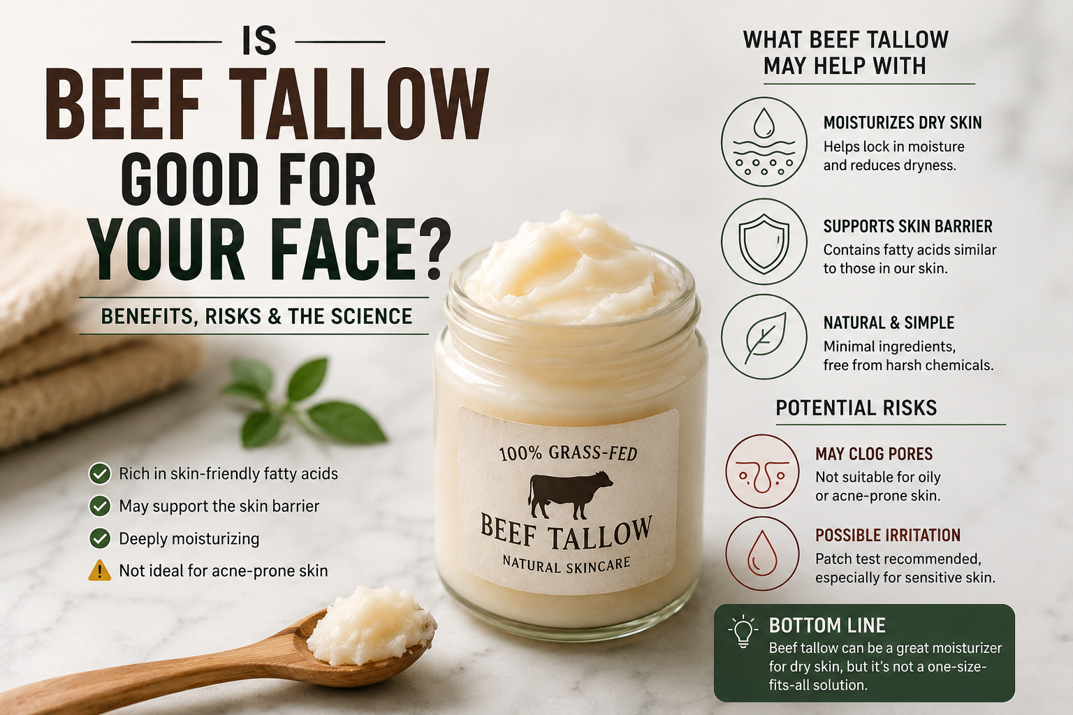 Is Beef Tallow Good for Your Face?