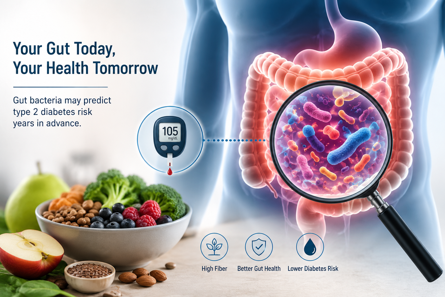 Can Gut Bacteria Predict Type 2 Diabetes Years Before Diagnosis?