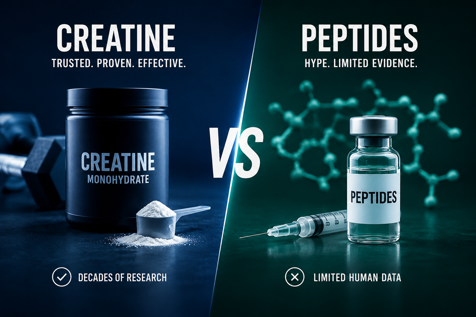 Peptide Loading vs. Creatine: Does the Science Support the Hype?