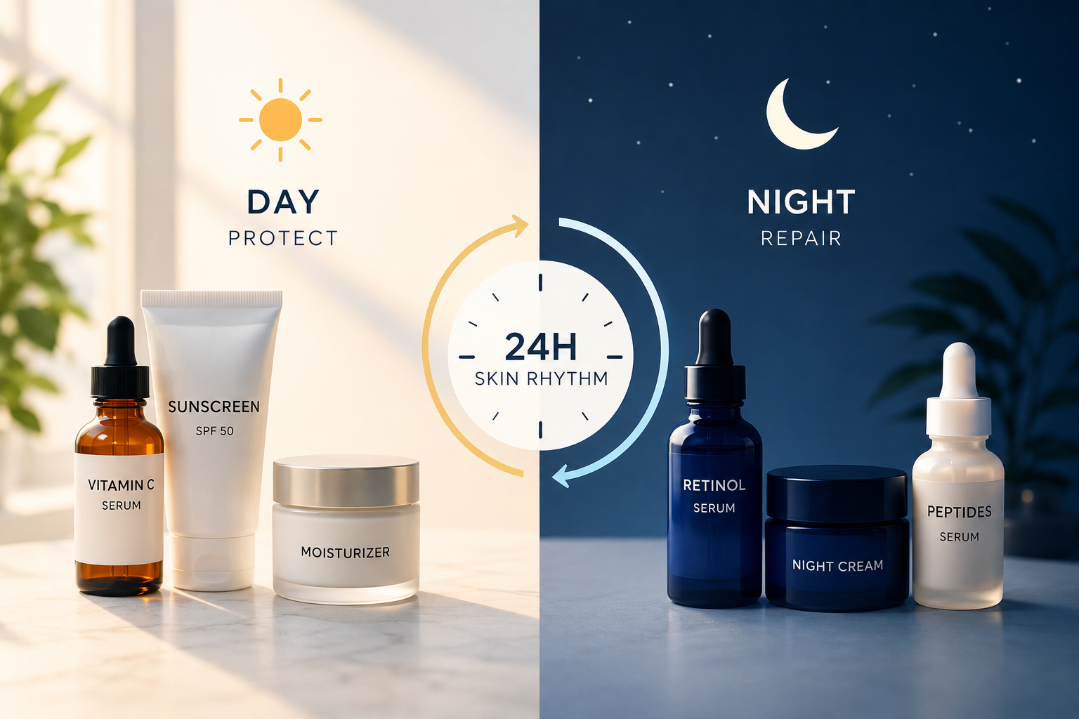 Day vs. Night Skincare: What Science Really Says