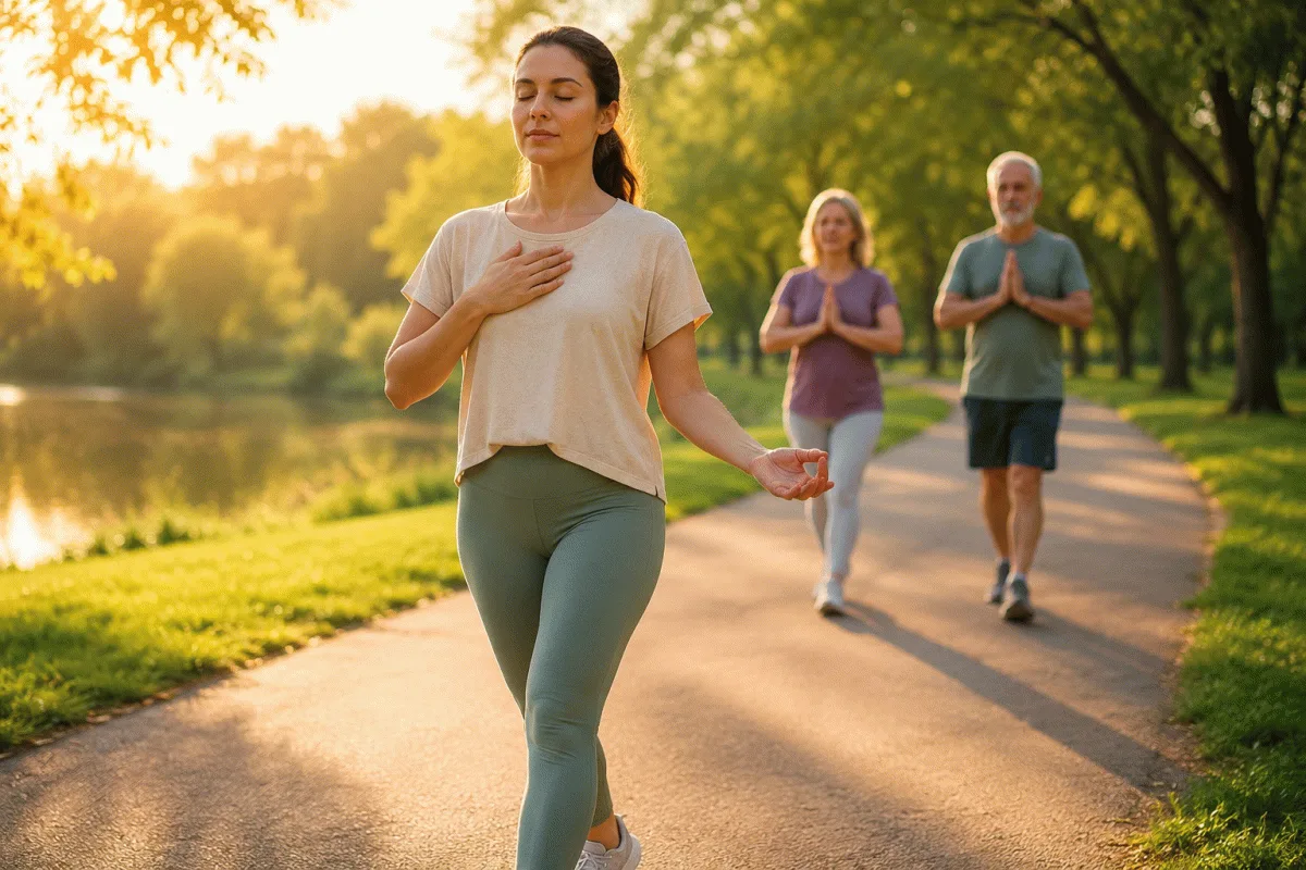 Walking Yoga: Benefits, Research & How to Start