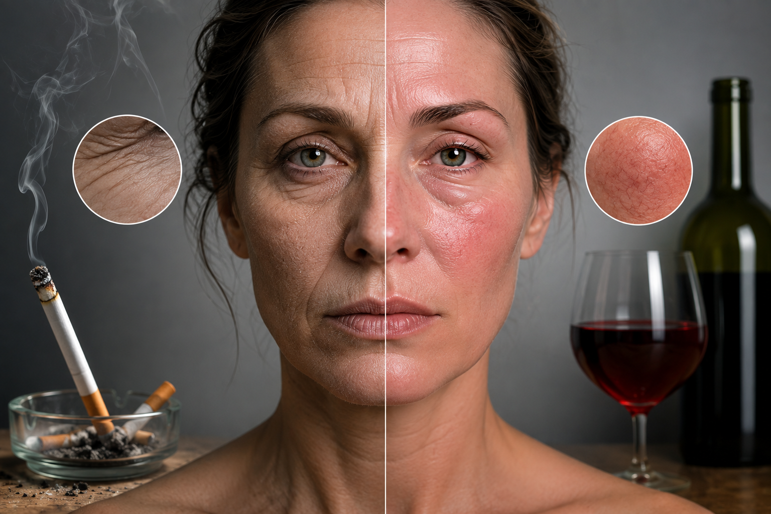 Alcohol vs Smoking: Which Ages Skin Faster?