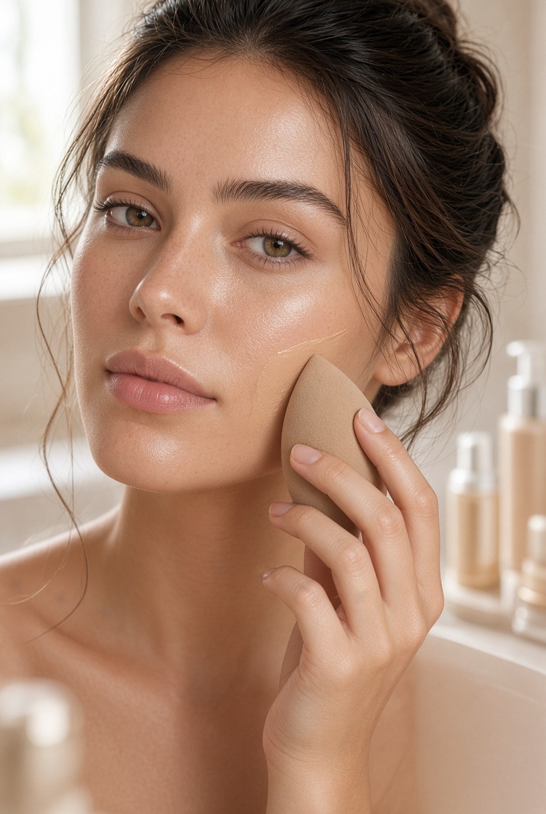 How to Apply Liquid Foundation for a Dewy Finish