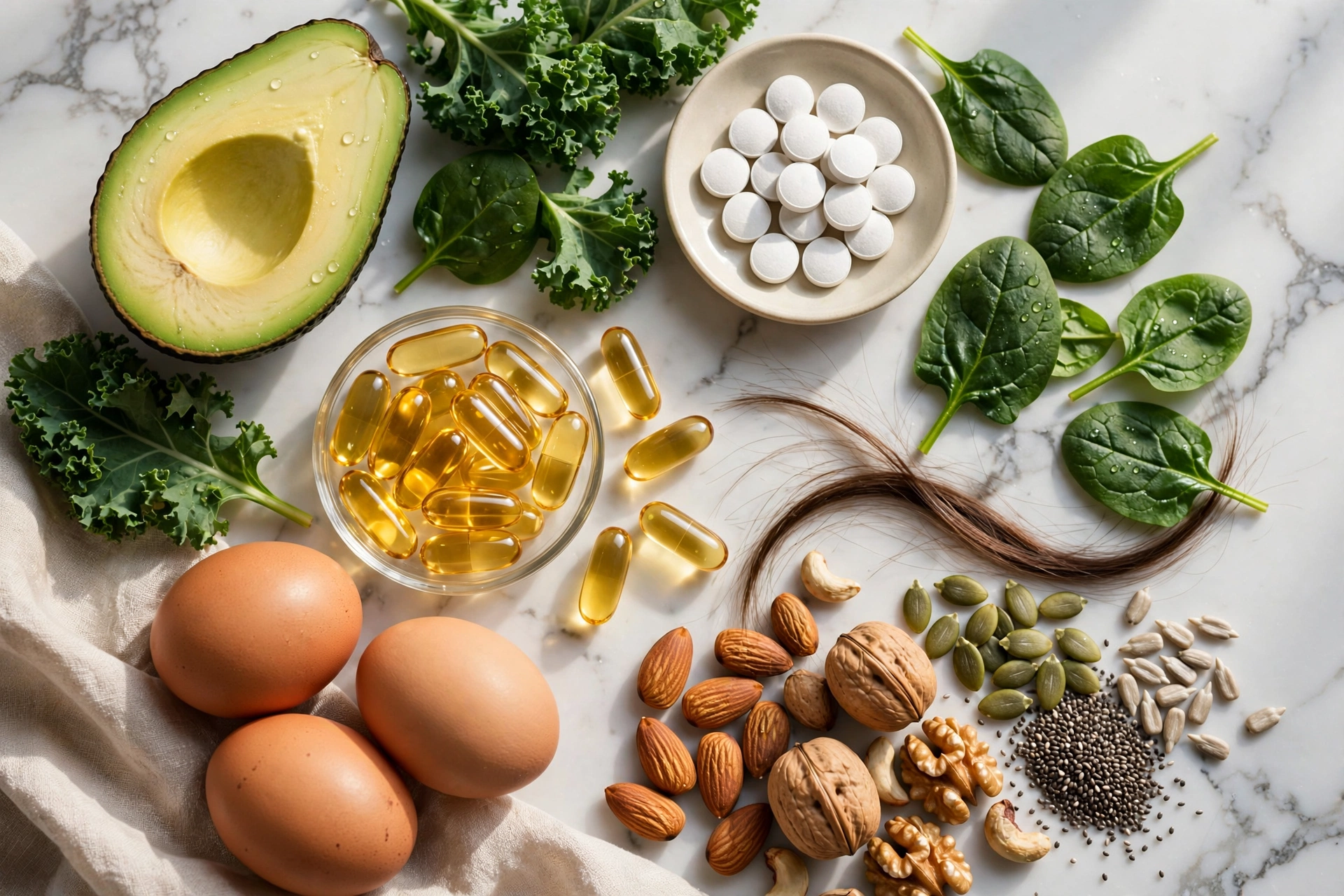 Biotin, Zinc & Nutrients for Healthier Hair Growth